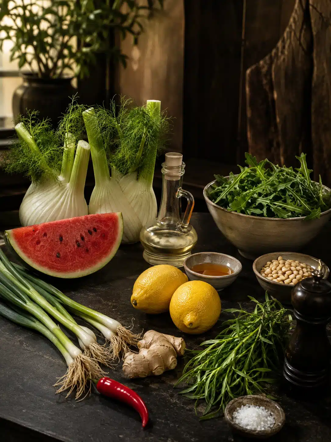 Fenchel trifft Wassermelone
